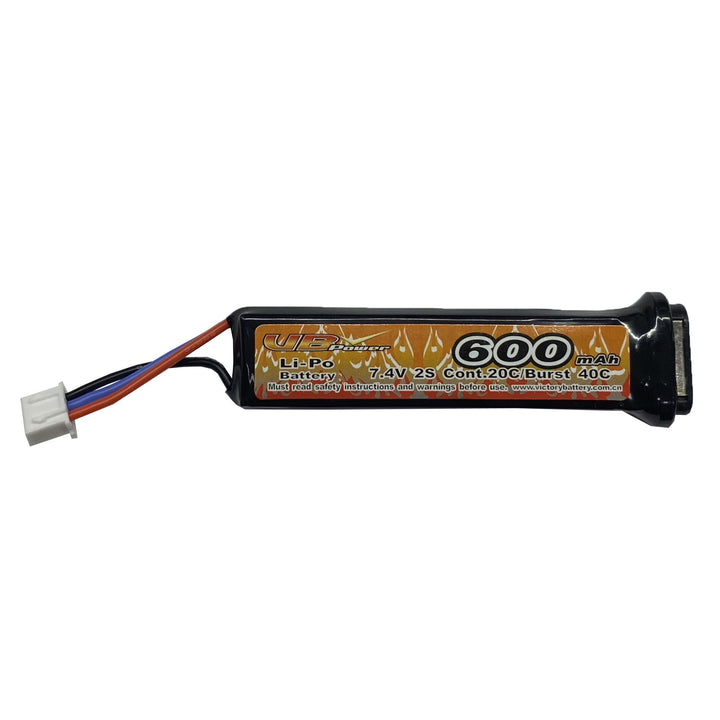 VB POWER 600mAh 7.4V LIPO AEP AIRSOFT AKKUMULÁTOR