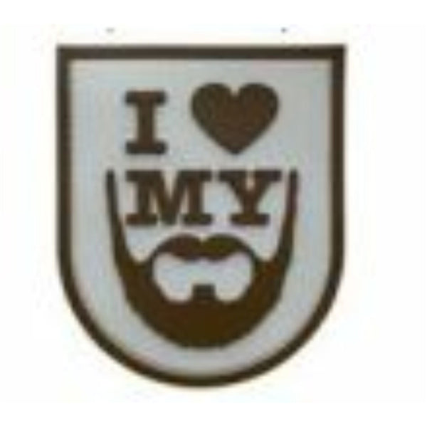 PATCH 0348 - I LOVE MY BEARD - BARNA