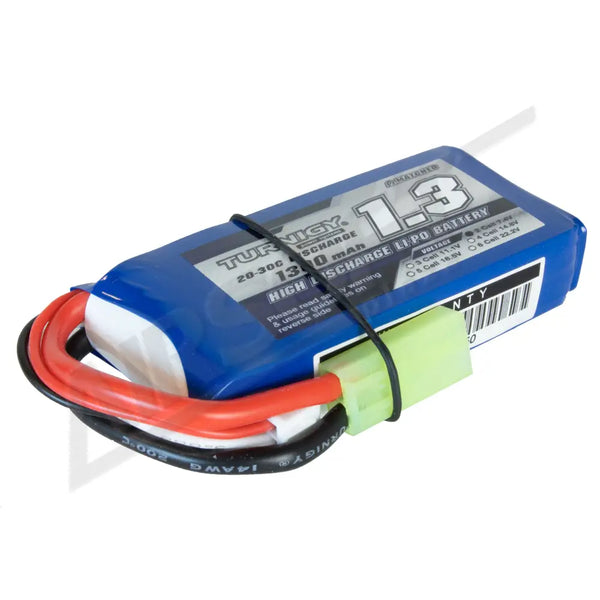 Turnigy 1300Mah 2S 20C Lipo Airsoft Akkumulátor T1300.2S.20 Lipo Akkumulátor