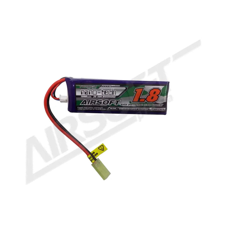 Turnigy nano-tech 1800mah 2S 20-40C Lipo Airsoft akkumulátor NG1800A2S20