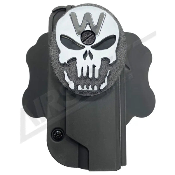 WE 1911 CQC SKULL GYORSTOK - FEKETE