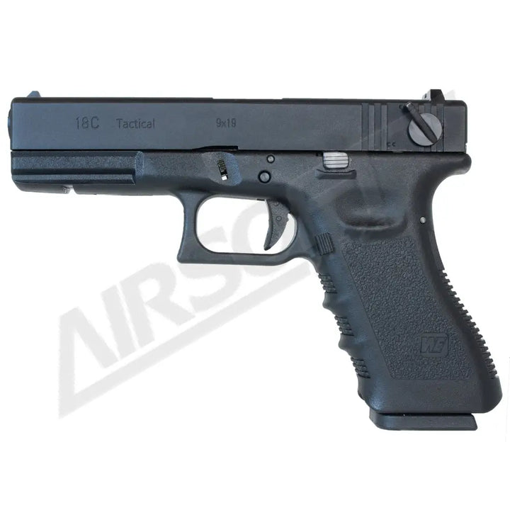 We Glock 18 Gen.3 Green Gáz Gbb - Fekete Gázos Pisztolyok