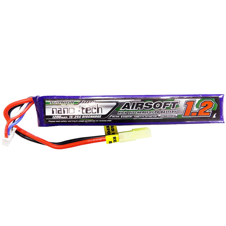 TURNIGY NANO-TECH 1200MAH 3S 15~25C LIPO AIRSOFT AKKUMULÁTOR