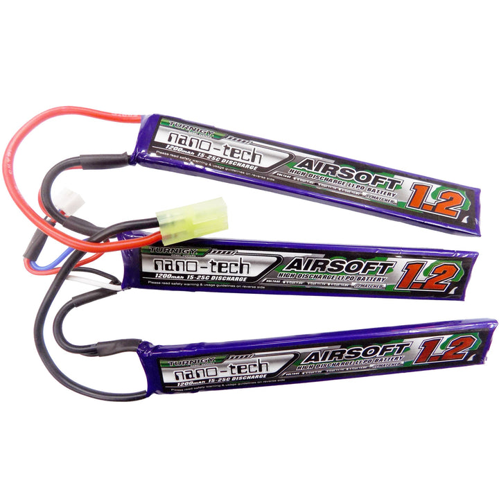 TURNIGY NANO-TECH 1200MAH 3S 15~25C LIPO AIRSOFT AKKUMULÁTOR