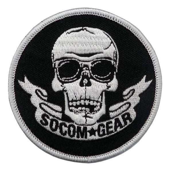 PATCH 0552 - MADBULL "SOCCOM GEAR" (FEHÉR) HÍMZETT TÉPŐZÁRAS