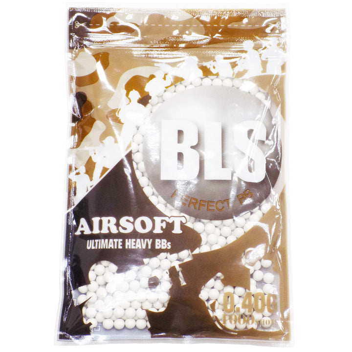 BLS FEHÉR 0,40G AIRSOFT BB (1000DB)