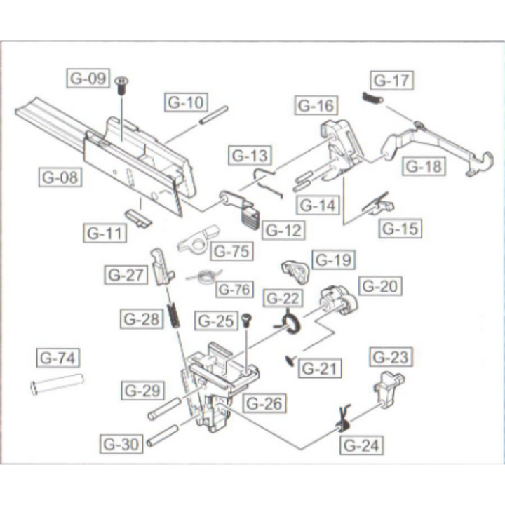 WE GLOCK G17 KAKAS STIFT (G-30)