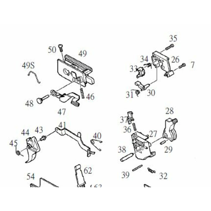 KJW KP-01 KNOCKER RETURN SPRING (KP-01-32)