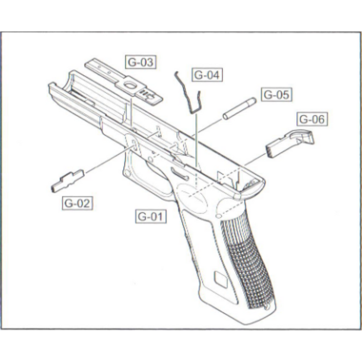 WE GLOCK G17 SZÁN AKASZTÓ RUGÓ (G-13)